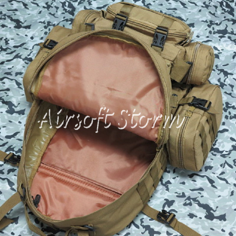 Airsoft SWAT CamelPack Tactical Molle Assault Backpack Bag Coyote Brown