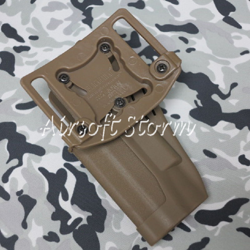 CQC Tactical Colt 1911 M1911 RH Pistol Paddle & Belt Holster Coyote Brown - Click Image to Close