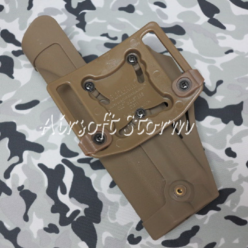 CQC Tactical SIG P220/P226 RH Pistol Paddle & Belt Holster Coyote Brown - Click Image to Close