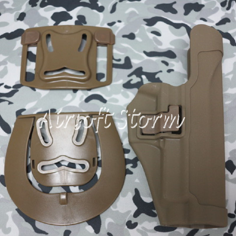 CQC Tactical SIG P220/P226 RH Pistol Paddle & Belt Holster Coyote Brown