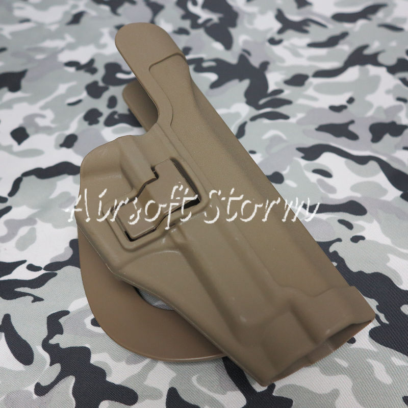 CQC SERPA Tactical SIG P220/P226 RH Drop Leg Holster with Magazine & Light Case Brown