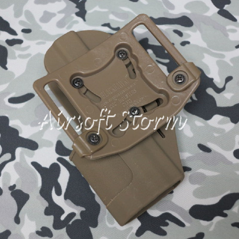 CQC Tactical H&K USP Compact RH Pistol Paddle & Belt Holster Coyote Brown - Click Image to Close