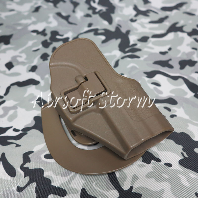 CQC SERPA Tactical H&K USP Compact RH Drop Leg Holster with Magazine & Light Case Brown