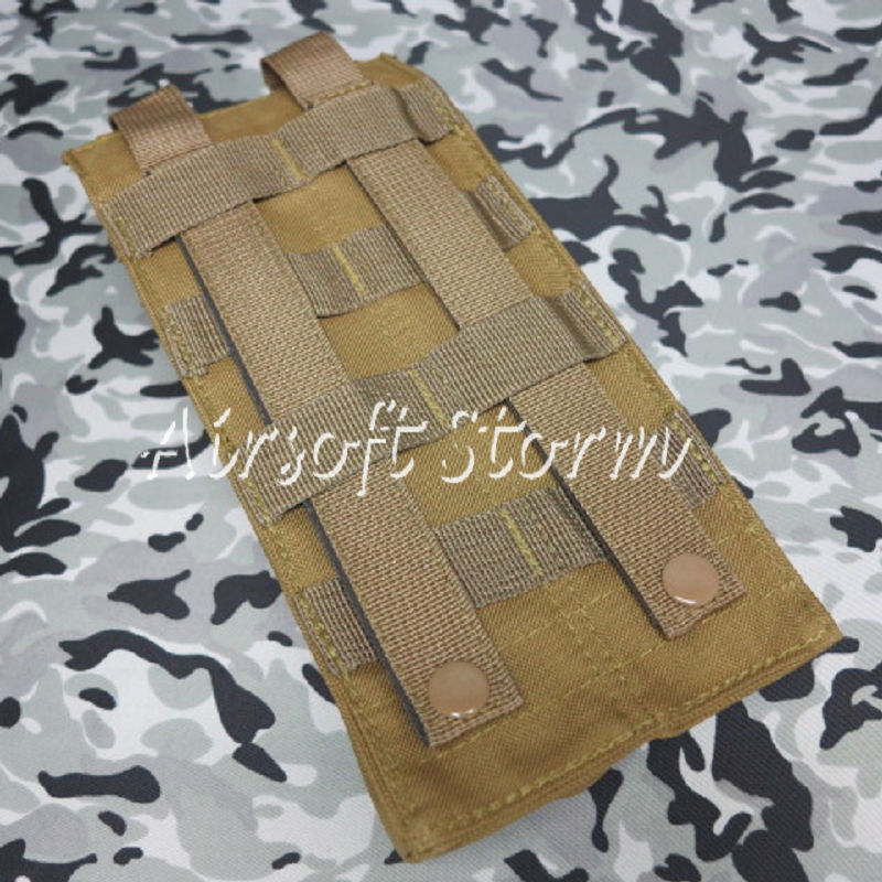 Airsoft Tactical Gear Molle Assault Double P90/UMP Magazine Pouch Coyote Brown - Click Image to Close