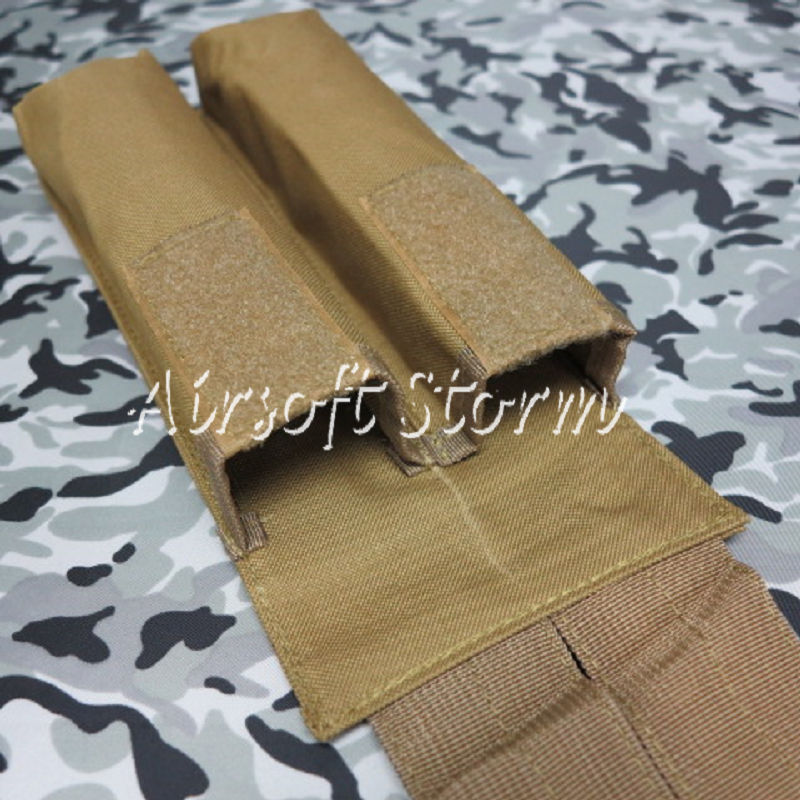 Airsoft Tactical Gear Molle Assault Double P90/UMP Magazine Pouch Coyote Brown
