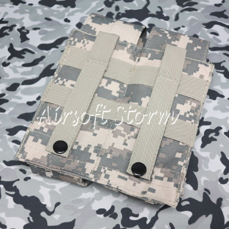 Airsoft SWAT Tactical Molle Assault Combat Double Magazine Pouch ACU Digital Camo - Click Image to Close