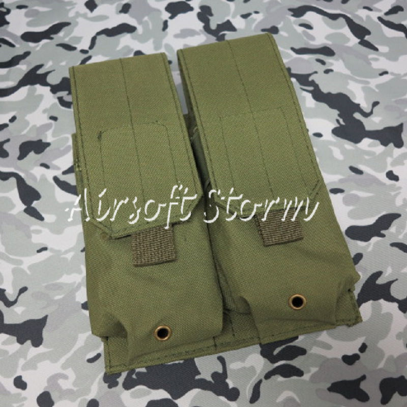 Airsoft SWAT Tactical Molle Assault Combat Double Magazine Pouch Olive Drab OD