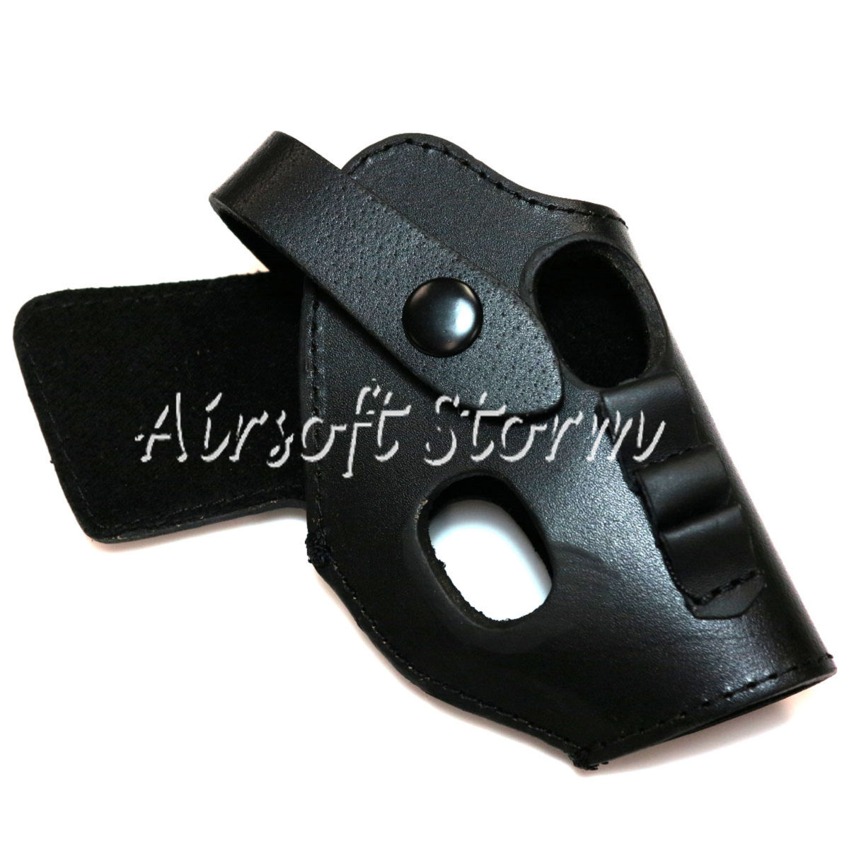 Tactical Shooting Gear Army Force Leather RH Pistol Belt Holster for Walther PPK Black