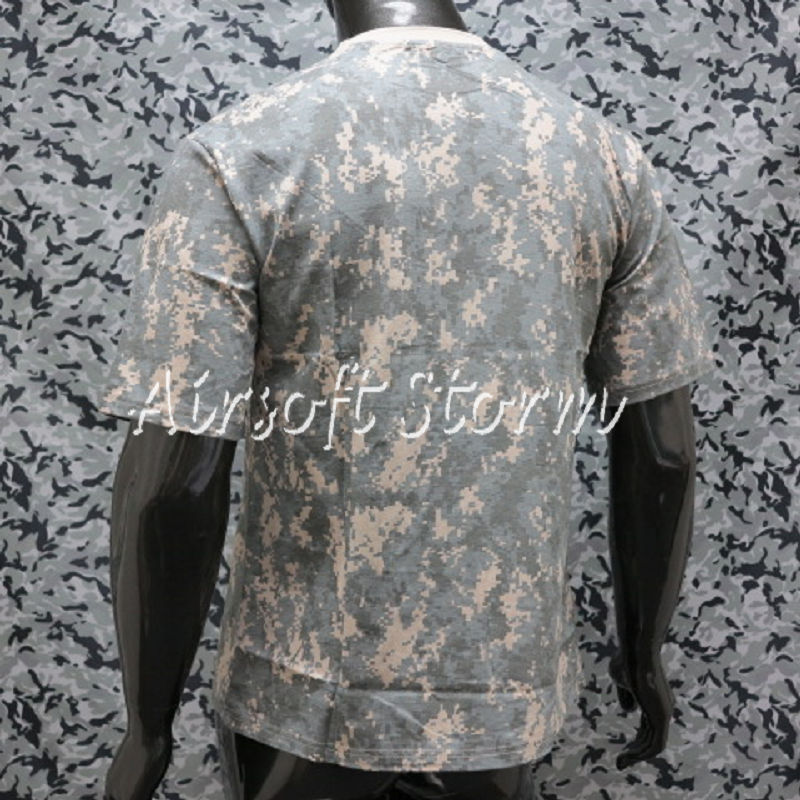 Airsoft Gear Camouflage Short Sleeve T-Shirt ACU Digital Camo