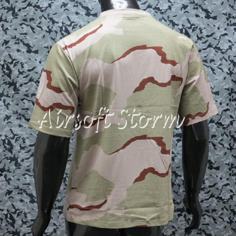 Airsoft Gear Camouflage Short Sleeve T-Shirt Desert Camo - Click Image to Close