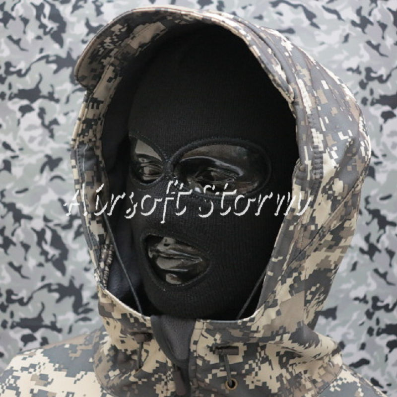 Stealth Hoodie Shark Skin Soft Shell Windproof & Waterproof Jacket ACU Digital Camo - Click Image to Close