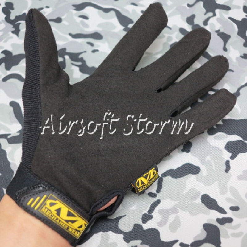 Airsoft SWAT Tactical Full Finger Outdoor Sport Gloves Black - Click Image to Close