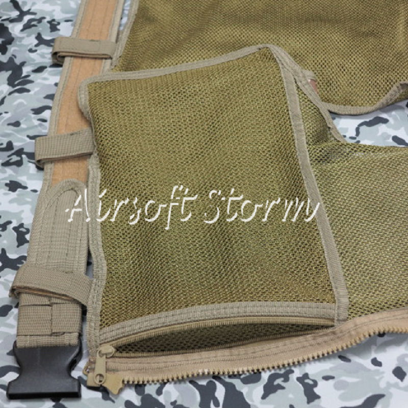 Deluxe Airsoft SWAT Tactical Gear Combat Mesh Vest Multi Camo
