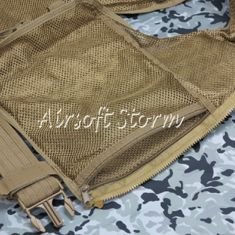 Airsoft SWAT Tactical Gear Hunting Combat Vest Coyote Brown