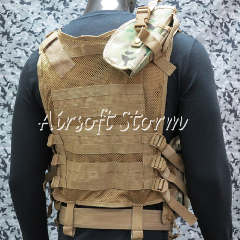 Airsoft SWAT Tactical Gear Hunting Combat Vest Multi Camo - Click Image to Close