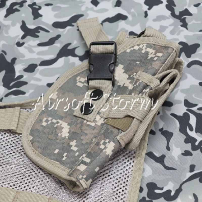 Airsoft SWAT Tactical Gear Hunting Combat Vest ACU Digital Camo - Click Image to Close
