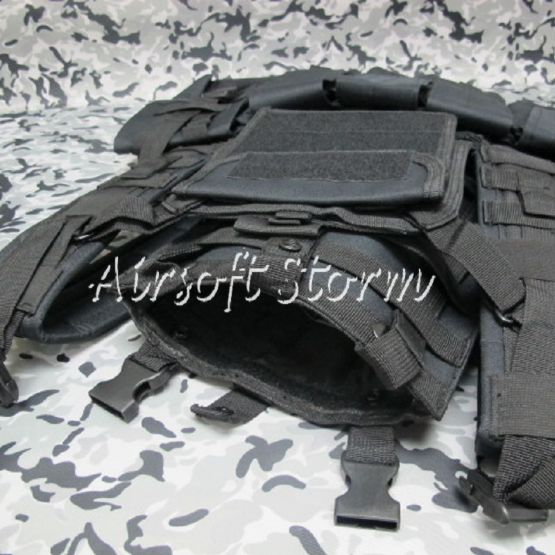 Airsoft SWAT Molle Canteen Hydration Combat RRV Vest Black