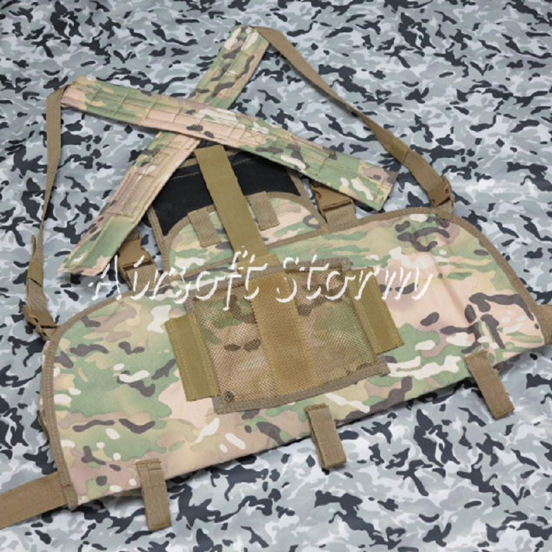 Airsoft SWAT Gear FSBE LBV Load Bearing Molle Assault Vest Multi Camo - Click Image to Close