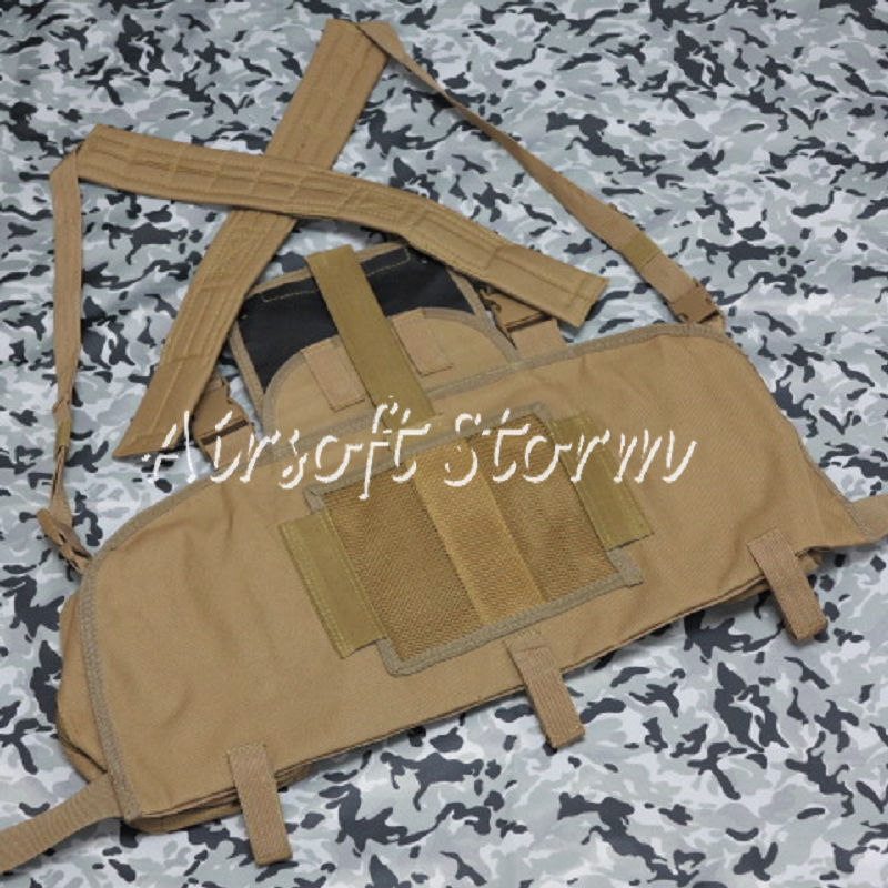 Airsoft SWAT Gear FSBE LBV Load Bearing Molle Assault Vest Coyote Brown - Click Image to Close
