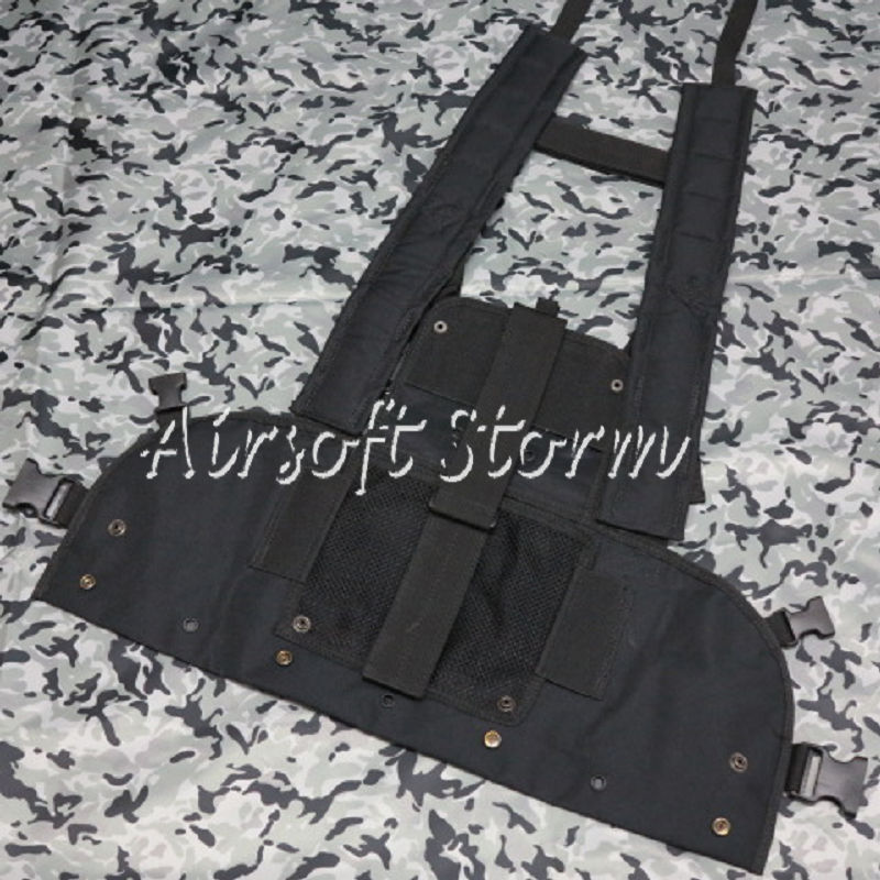 Airsoft SWAT Molle Tactical Gear Molle Combat RRV Platform Vest Black - Click Image to Close
