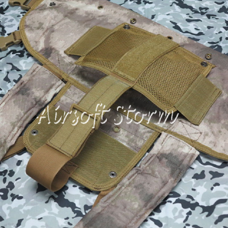 Airsoft SWAT Molle Tactical Gear Molle Combat RRV Platform Vest A-TACS Camo - Click Image to Close