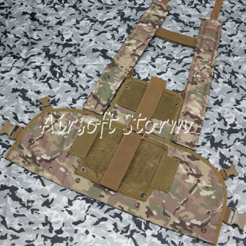 Airsoft SWAT Molle Tactical Gear Molle Combat RRV Platform Vest Multi Camo - Click Image to Close