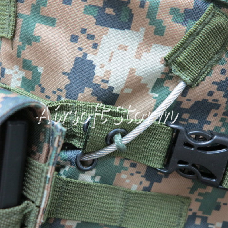 Airsoft Tactical Gear Molle Assault Plate Carrier Combat Vest Woodland Digital Camo