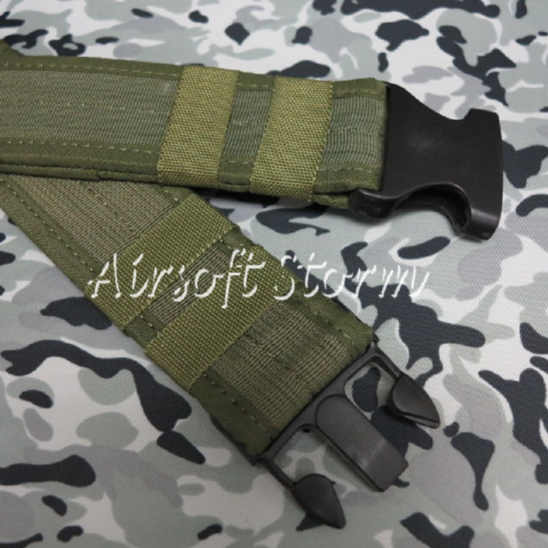 Airsoft SWAT Tactical Gear Combat BDU 2" Duty Belt Olive Drab OD - Click Image to Close