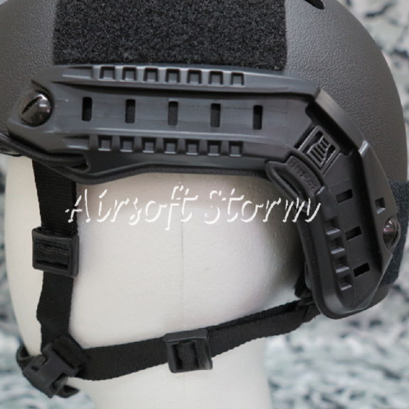 Airsoft SWAT Tactical Gear ARC Helmet Rail for MICH/ACH/PASGT Helmet Black
