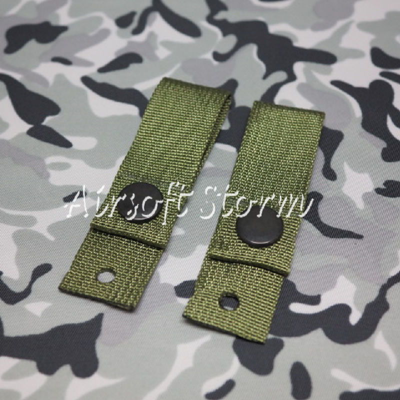Airsoft SWAT Tactical Gear Helmet Universal Goggle Retention Straps Olive Drab OD