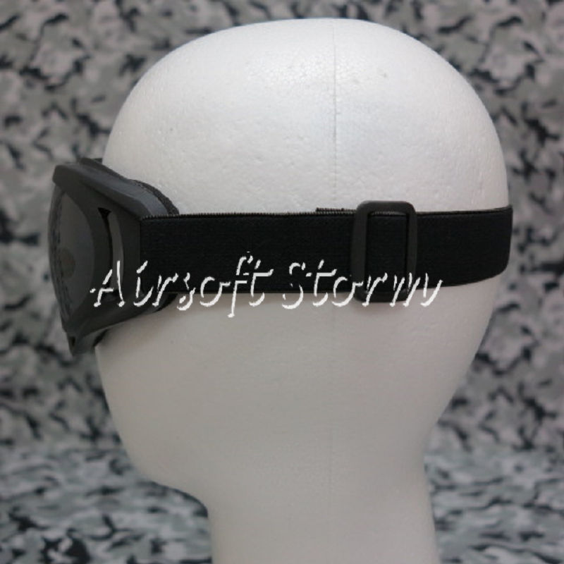 Airsoft SWAT UV X400 Wind Dust Tactical Goggle Glasses Black - Click Image to Close