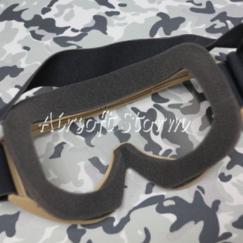 Airsoft SWAT Tactical X500 Goggle Glasses GX2000 Desert Tan