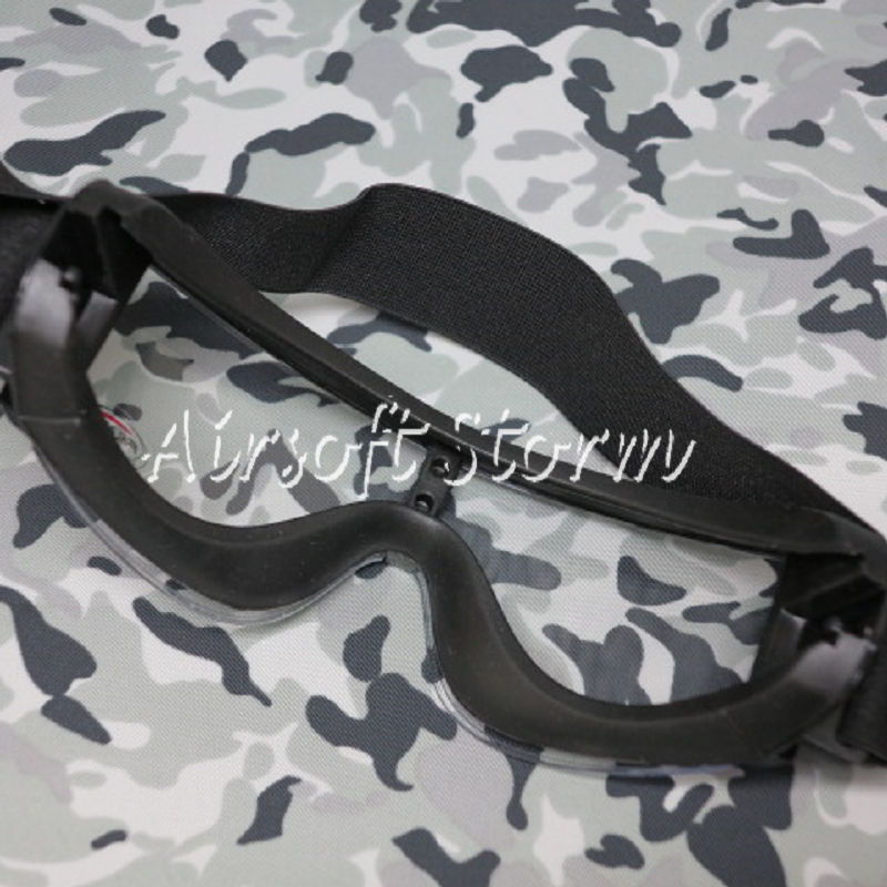 Airsoft SWAT Tactical X800 Goggle Glasses GX1000 Black Clear