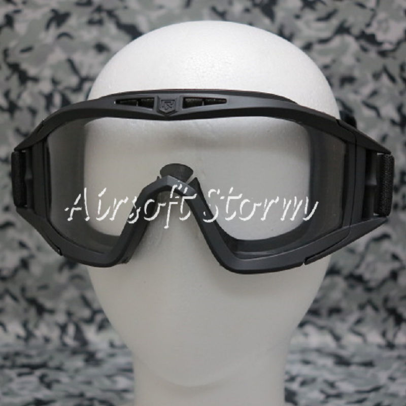 Tactical Desert Goggle Glasses Black with 3 Replaceable Lens - Click Image to Close