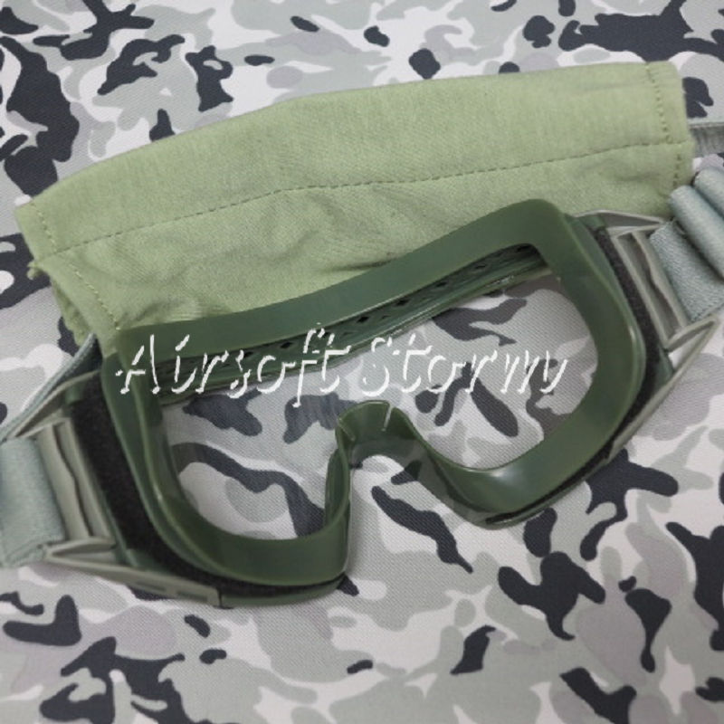 Tactical Desert Goggle Glasses Olive Drab w/ 3 Replaceable Lens
