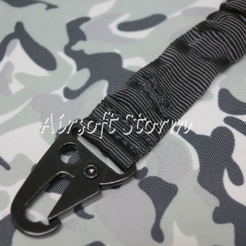 Airsoft SWAT Tactical Gear 2-Point Bungee Tactical Rifle Sling Black - Click Image to Close