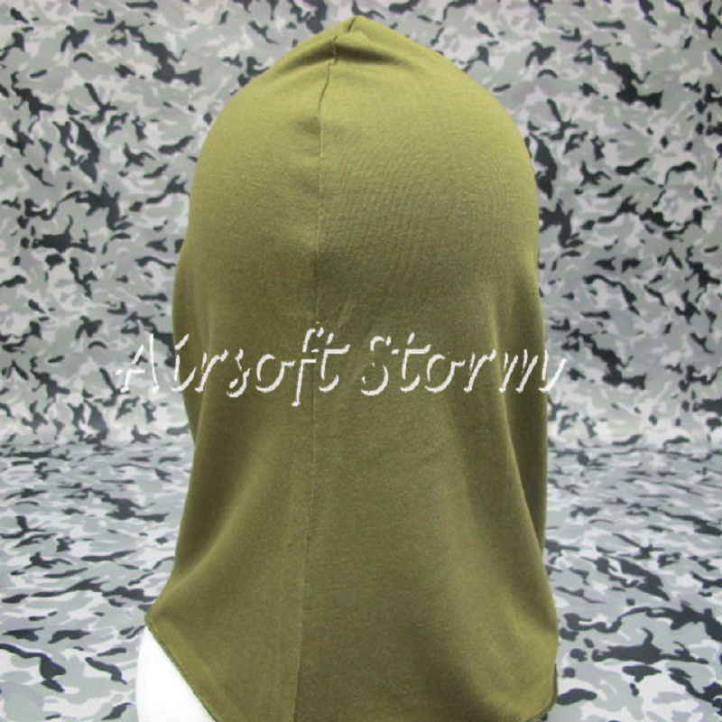 Airsoft SWAT Balaclava Hood 2 Hole Full Head Face Mask Protector Olive Drab OD - Click Image to Close