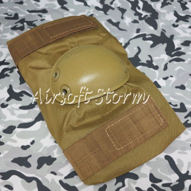 Airsoft Paintball SWAT Tactical Gear Special Force Knee & Elbow Pads Coyote Brown - Click Image to Close