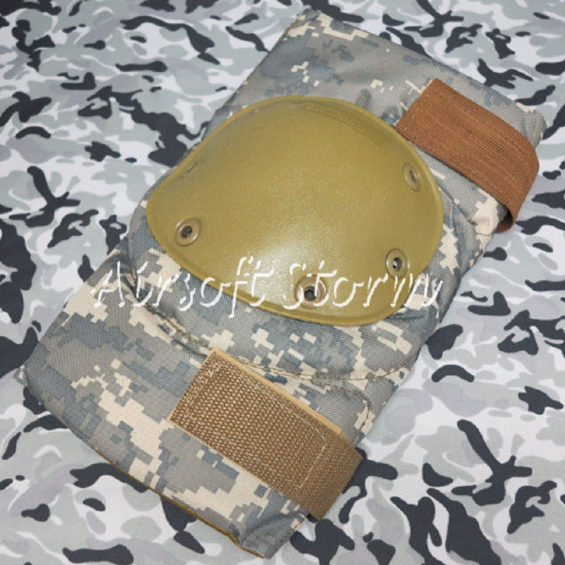 Airsoft Paintball SWAT Tactical Gear Special Force Knee & Elbow Pads ACU Digital Camo - Click Image to Close