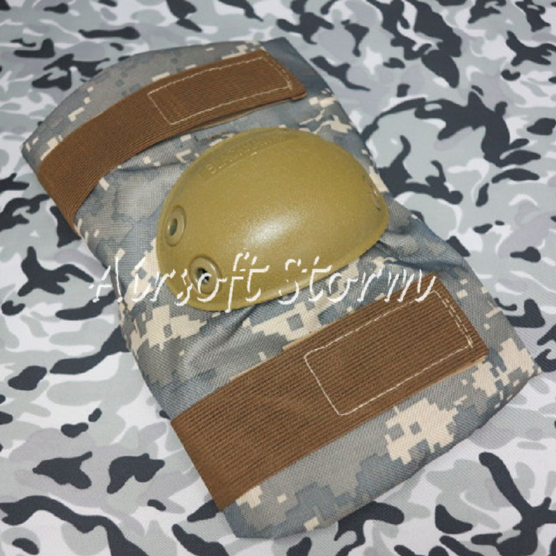 Airsoft Paintball SWAT Tactical Gear Special Force Knee & Elbow Pads ACU Digital Camo - Click Image to Close