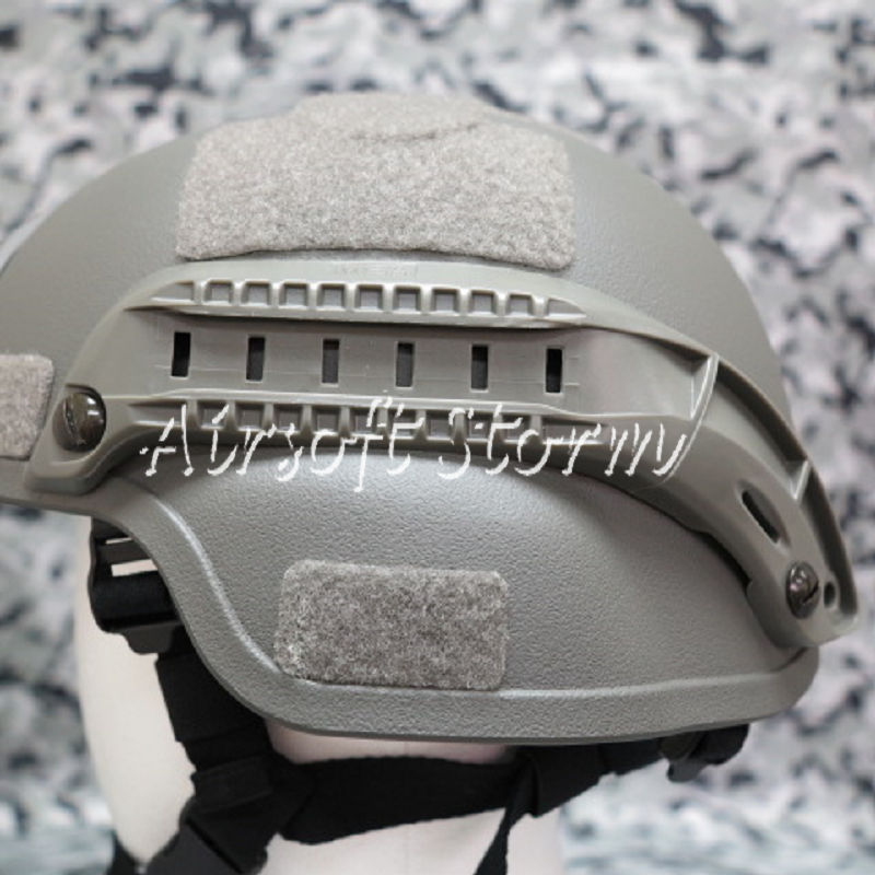 Airsoft SWAT Tactical Gear MSA Style Helmet Rail for MICH/ACH Helmet ACU Foliage Green