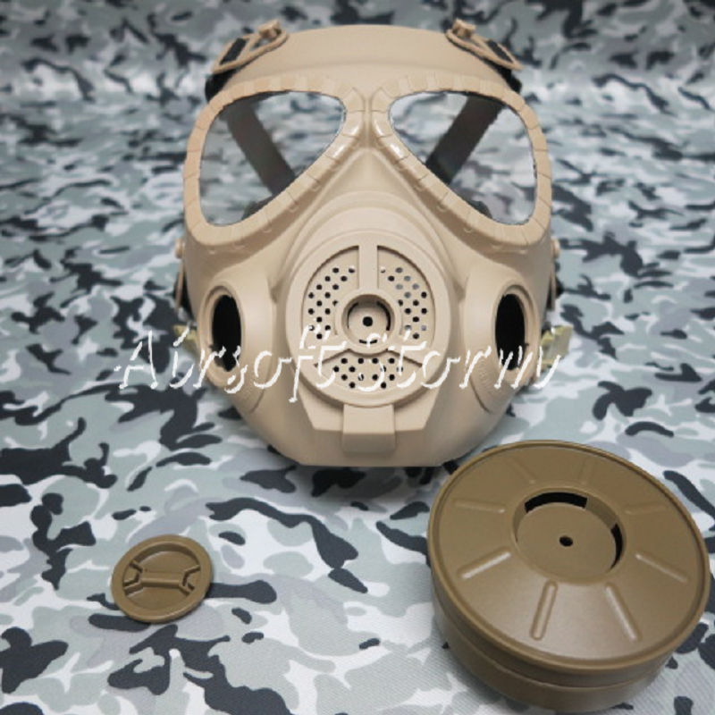 Airsoft Paintball SWAT Tactical Gear M04 Dummy Gas Protection Mask Desert Tan