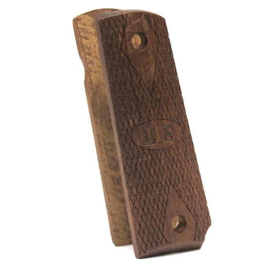 AW Custom U.S. 1911 Wood Grip Cover for AW Custom, Cybergun (by WE), Tokyo Marui, WE 1911 Airsoft GBB