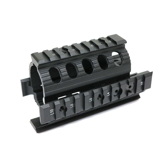 CYMA RIS Rail Handguard for CYMA, Tokyo Marui AK74U Airsoft AEG (Black)