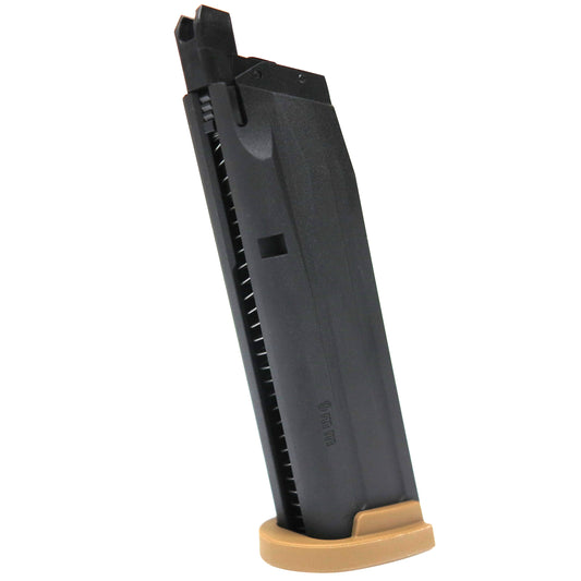 SIG Sauer ProForce 21rd Gas Magazine for VFC / SIG AIR P320 M18 & P320 X Carry Airsoft GBB (Tan)