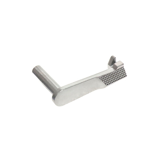 AW Custom NE Slide Stop for AW Custom, Cybergun (by WE), Tokyo Marui, WE 1911 Airsoft GBB (Silver)