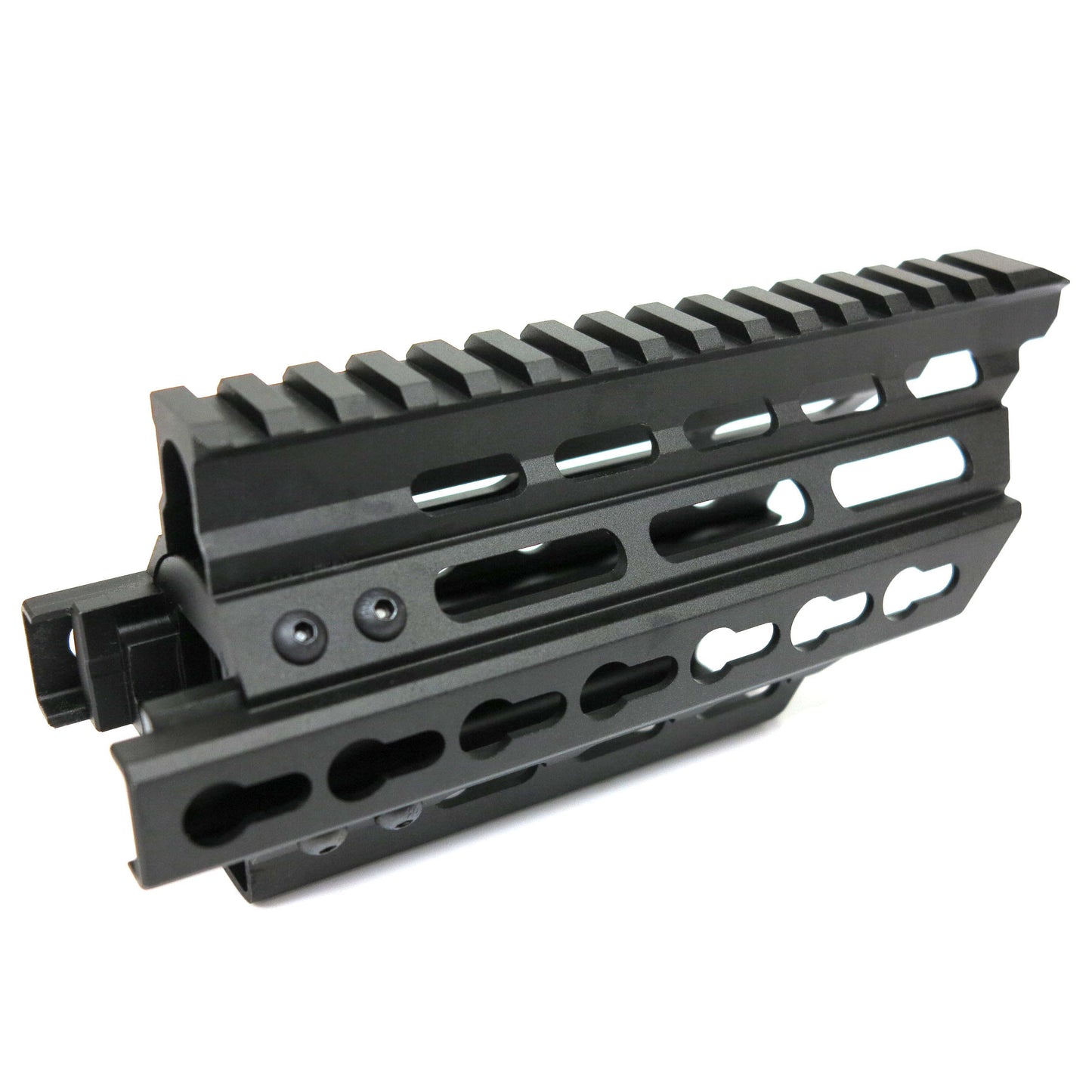 Battleaxe KeyMod Rail Handguard for CYMA, Tokyo Marui P90 Airsoft AEG (Black)
